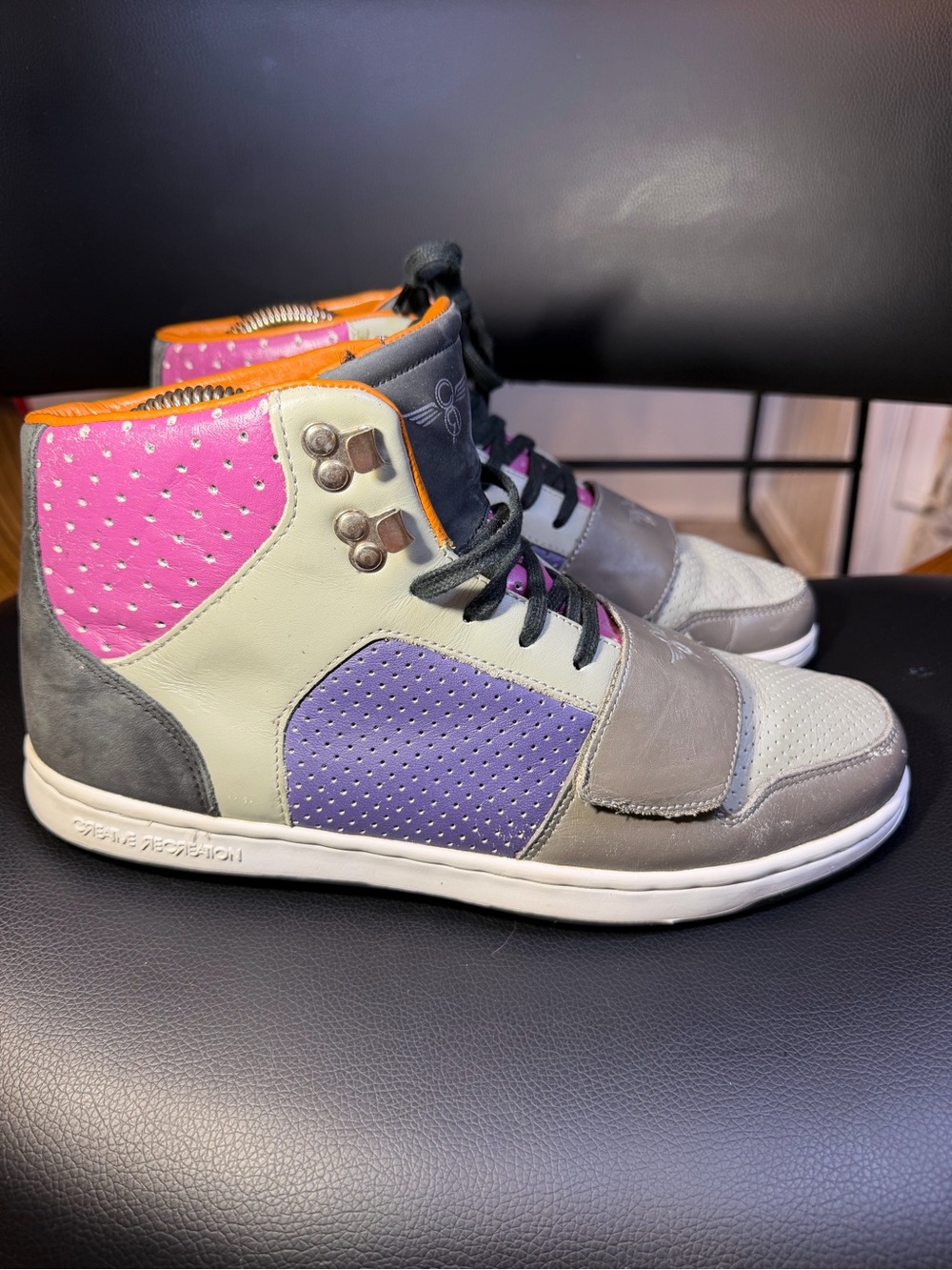 Creative Recreation Cesario Mens 9 Sneaker Skate Casual ActiveStreetwear Leather